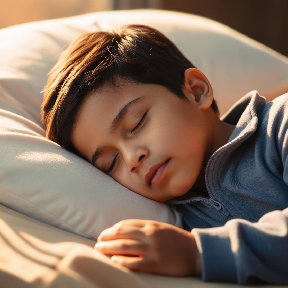 enfant qui dort paisiblement
