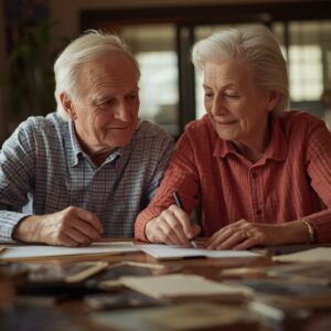 couple senior atelier mémoire encefal